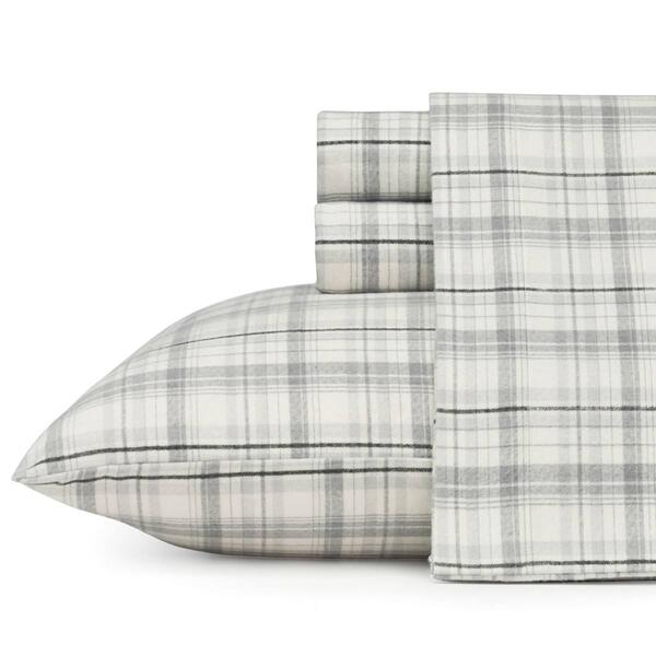 Eddie Bauer Beacon Hill Flannel Sheet Set - image 