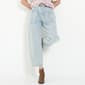 Womens MNK Patch Pocket Barrel Denim Jeans - image 3