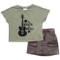 Girls &#40;7-12&#41; Tween Diva Rock & Roll Tee with Cargo Skort - image 1