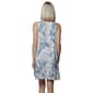 Womens J Valdi Cote D''Azur Tropical Leaf Tie Front Swim Cover Up - image 2