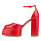 Womens Olivia Miller Jupiter Slingback Platform Heels - image 3