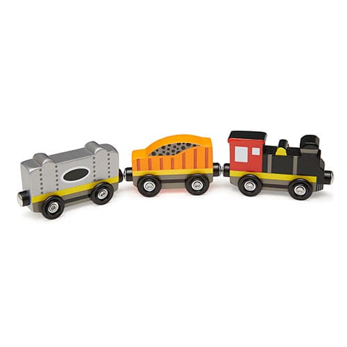 Melissa &amp; Doug® Wooden Train Cars