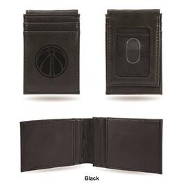 Mens NBA Washington Wizards Faux Leather Front Pocket Wallet