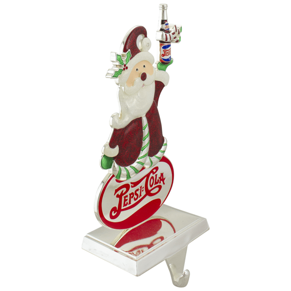 Northlight Pepsi-Cola Santa Claus Christmas Stocking Holder