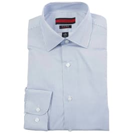 Mens Architect&#40;R&#41; Fitted Dress Shirt - White & Blue Print