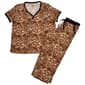Womens Rene Rofe Short Sleeve Hacci Leopard Pajama Set - image 1