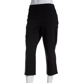 Womens Maze Pull On Scuba Pants with Creative Pockets - Boscov's