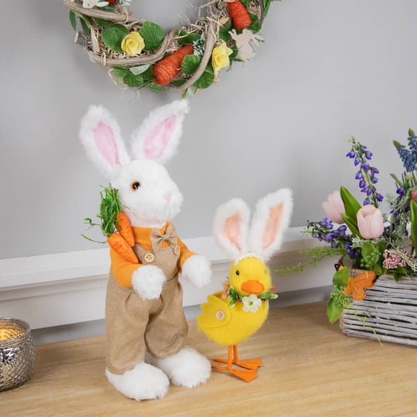 Northlight Seasonal Duckling w/ Rabbit Ears Easter Figurine