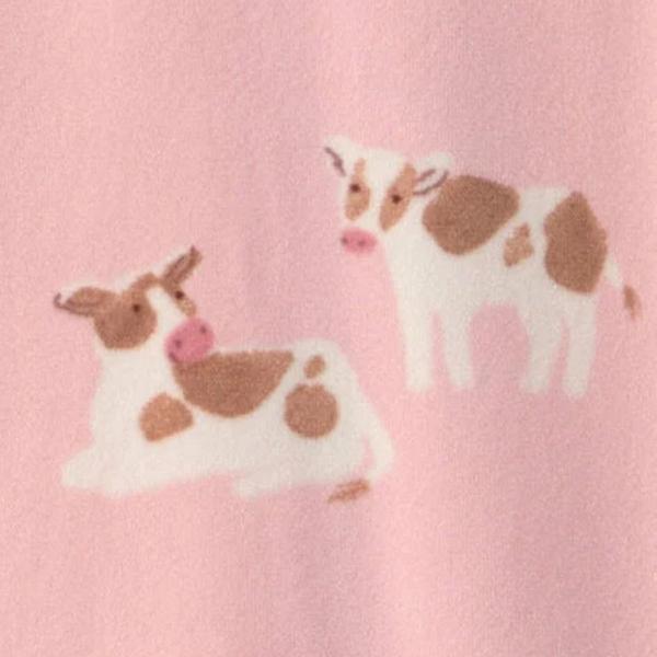 Baby Girl (12-24M) Carter''s® Cow 2-Way Zip Sleeper