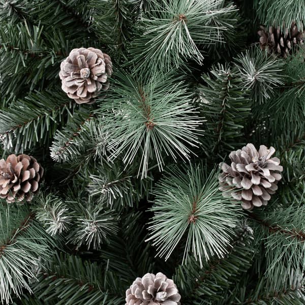 National Tree 6ft Perry Hard Needle Snow Tip Christmas Pine Tree