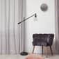 Lalia Home Swing Arm Floor Lamp w/Clear Glass Cylindrical Shade - image 6