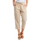 Petite Hasting & Smith Solid Crinkle Tie Front Capris - image 6