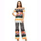 Womens White Mark Short Sleeve Top & Pants Set - image 1