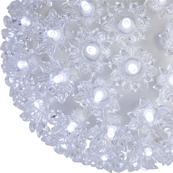 Northlight White LED Starlight Sphere Outdoor Christmas Décor