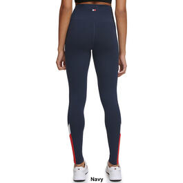 Womens Tommy Hilfiger Sport Foldover Waist Color Block Leggings