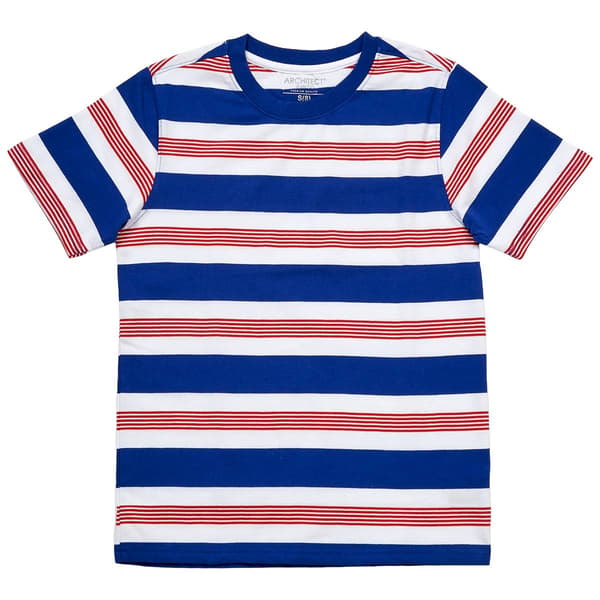 Boys (8-20) Architect(R) Jean Co. Striped Short Sleeve Tee - image 