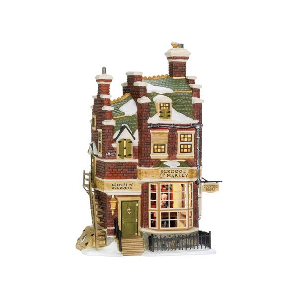Department 56 A Christmas Carol Village Counting House - image 