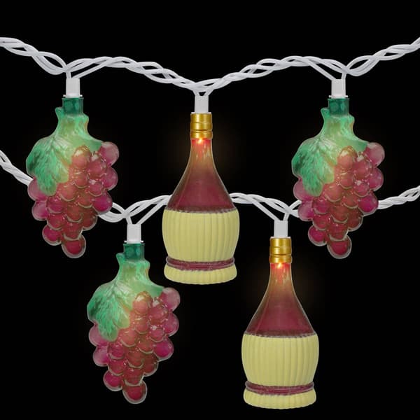 Northlight Seasonal 10ct. Grape & Wine Bottle Patio Lights
