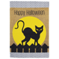 Northlight Black Cat "Happy Halloween" Outdoor Garden Flag - image 1