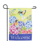 Northlight Welcome Floral Hummingbird Outdoor Garden Flag - image 1