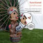 Alpine Cardinal Birdhouse Cascading Barrel Fountain - image 8