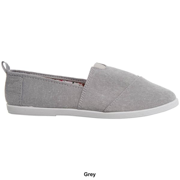 Womens Take A Walk Slip On Linen Flats