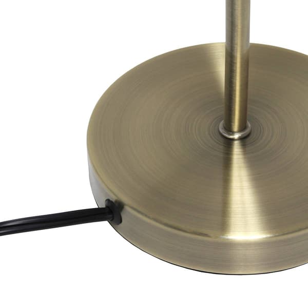 Lalia Home Studio Loft Modern Metal Scroll Table Lamp