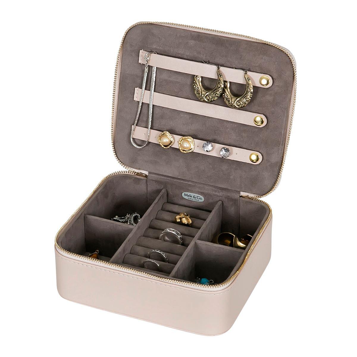Mele & Co. Shiloh Travel Faux Leather Jewelry Case