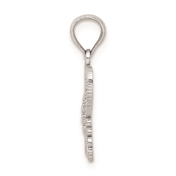 Gold Classics&#8482; 14kt. White Gold Polished Butterfly Charm