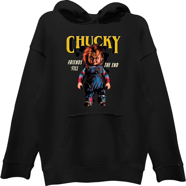 Young Mens Chucky Graphic Fleece Hoodie - image 