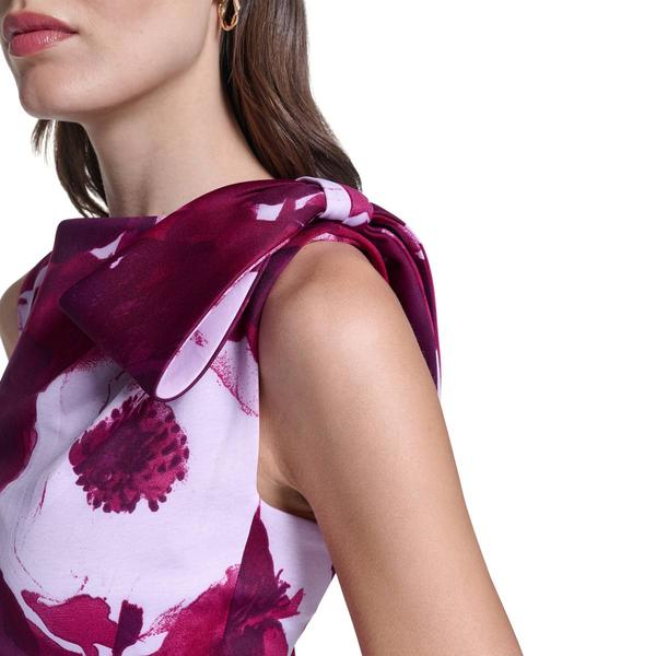 Womens Calvin Klein Sleeveless Floral Scuba Sheath Dress