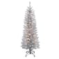 Puleo International 4.5ft. Pre-Lit Tinsel Christmas Tree - image 1