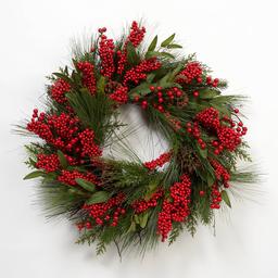 Pinecone Berry Wreath