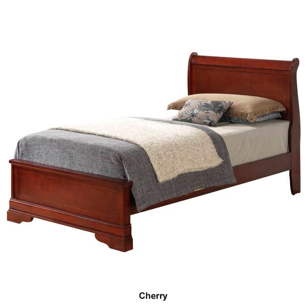 Passion Furniture Louis Philippe Bed Frame - Twin