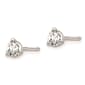 Pure Fire 14kt. White Gold Certified Lab Grown Diamond Earrings - image 2