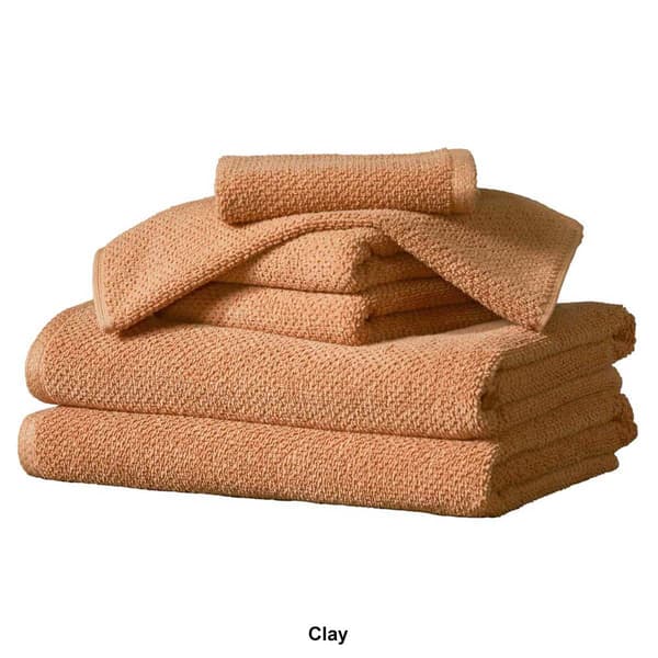 Freshfolds Acacia 6pc. Cotton Quick-Dry Towel Collection