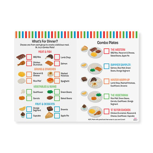 Melissa &amp; Doug® Food Fun Combine &amp; Dine Dinners Set