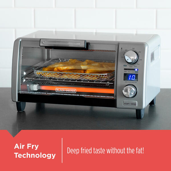 Black & Decker Crisp ''N Bake Air Fry Digital 4-Slice Toaster Oven