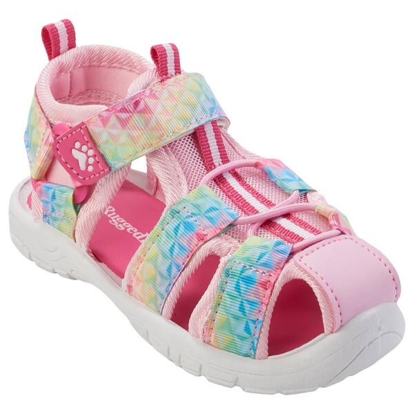 Little Girls Rugged Bear Sport Sandals - image 