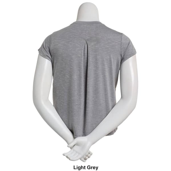 Womens Spyder Cap Sleeve High Low Chest Pocket Tee