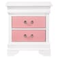 Passion Furniture Louis Philippe 2-Drawer Nightstand - image 4