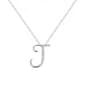 Accents by Gianni Argento Diamond Accent J Initial Necklace - image 1