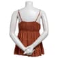 Juniors Angie Acid Wash Crochet Insert Babydoll Tank Top - image 3