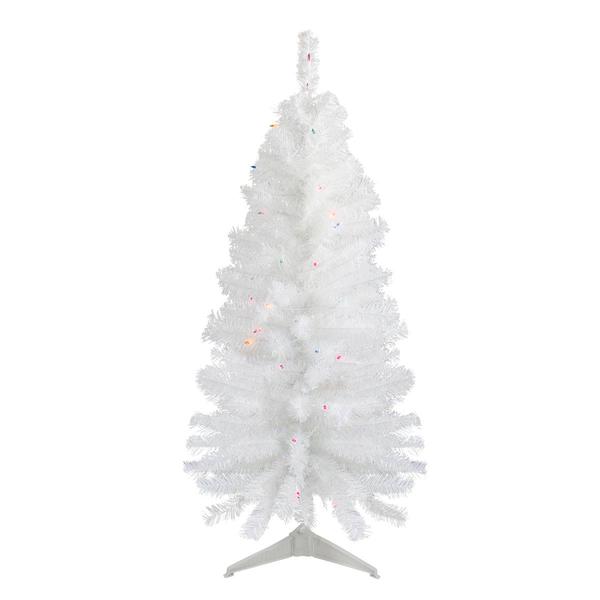 Northlight Seasonal 4ft. Pre-Lit White Pine Christmas Tree