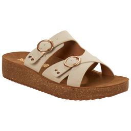 Womens Project Cloud Koral Footbed Sandals