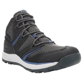Mens Propet&#40;R&#41; Veymont Grey/Blue Waterproof Hiking Boots