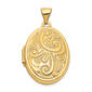 Gold Classics&#40;tm&#41; 14kt. Gold Domed Oval Locket - image 1