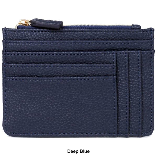 Womens Julia Buxton Pebble Textured Slot Coin Pouch