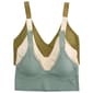 Womens Danskin 3pk. Seamless Longline Bralettes - DS6999-3PKU - image 1