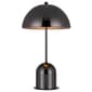HomeRoots 20in. Gunmetal Half Dome Table Lamp - image 2